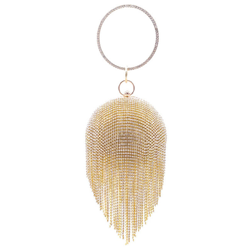 Sequins Rhinestone Tassels Evening Bags