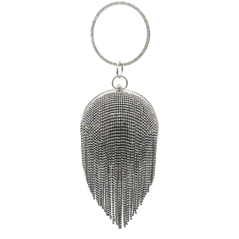 Sequins Rhinestone Tassels Evening Bags