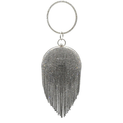 Sequins Rhinestone Tassels Evening Bags