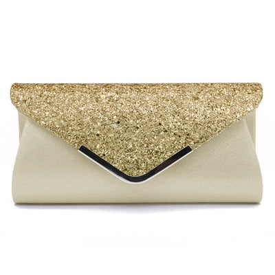 Sequins PU Leather Evening Bag