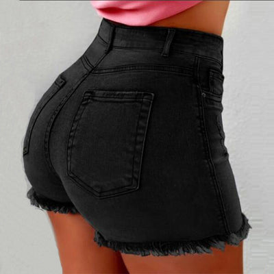 Summer High Waist Denim Sexy Pocket Hot Shorts