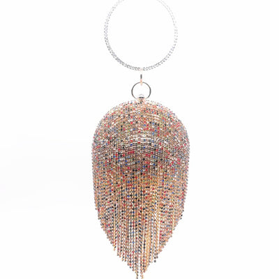 Sequins Rhinestone Tassels Evening Bags