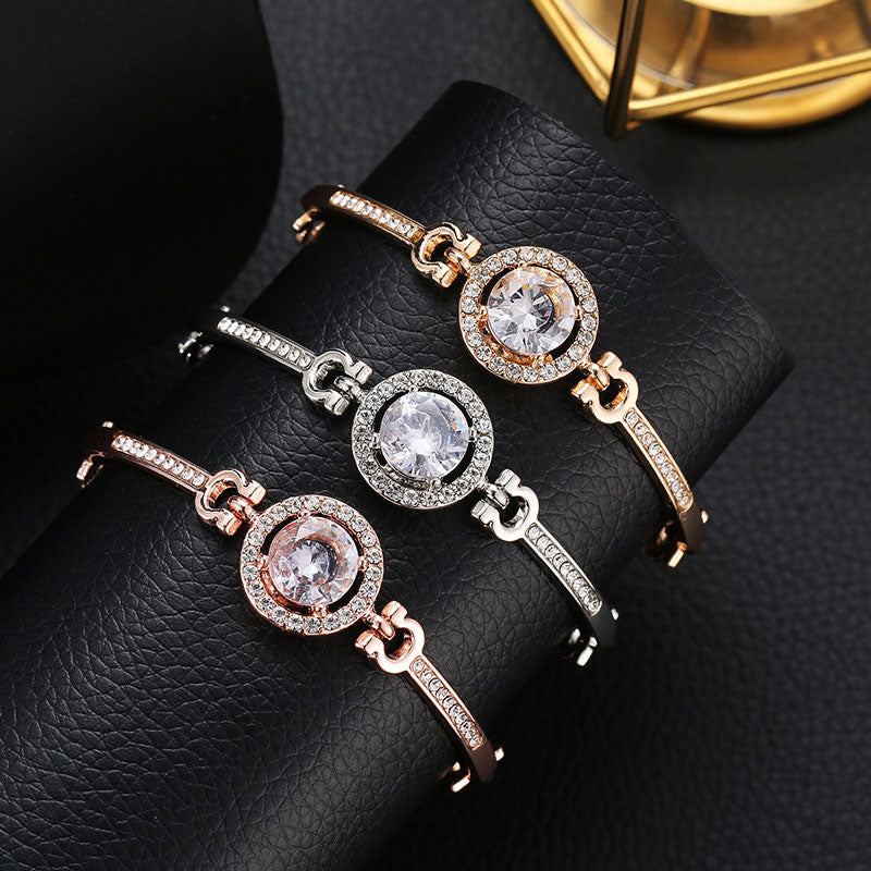 Rhinestone Chanis Decoration Bracelet