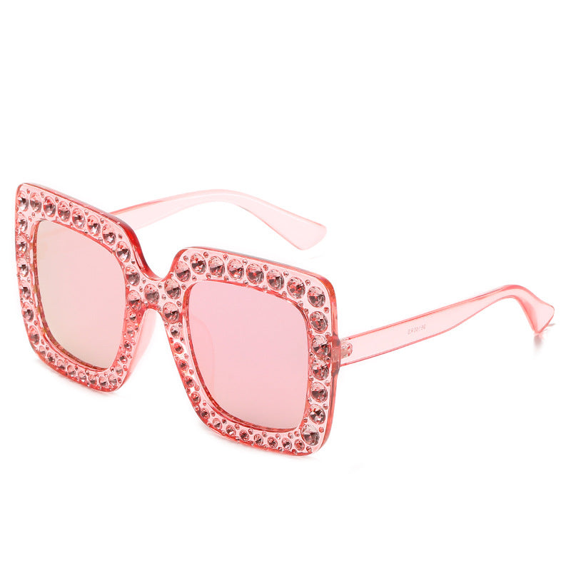 Solid Studded Frame Sunglasses