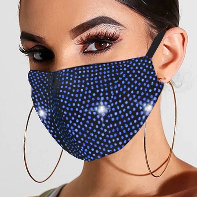 Fashion Rhinestone Jewelry Mask