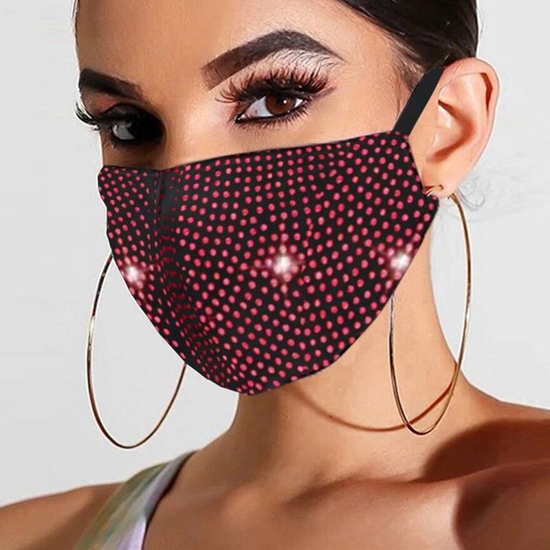 Fashion Rhinestone Jewelry Mask