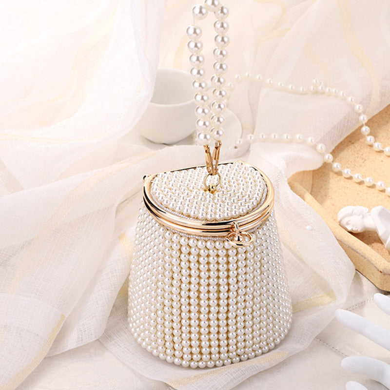 Fashion Sequins Pearls Design Handbags