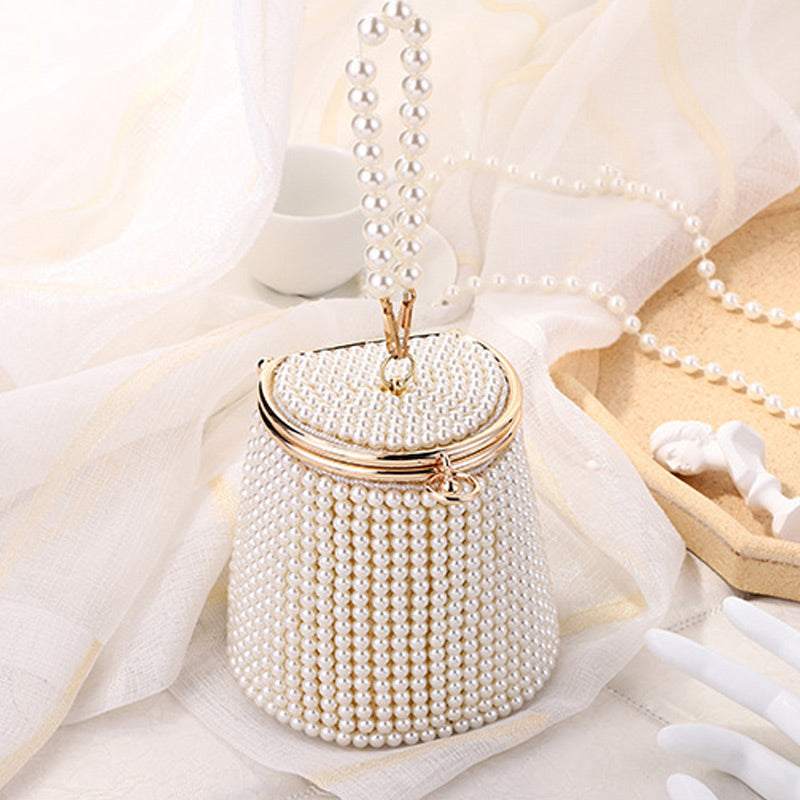 Fashion Sequins Pearls Design Handbags