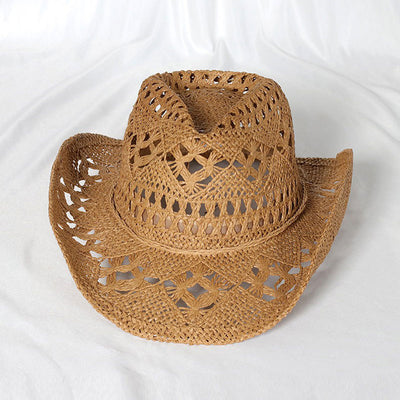 Hollow Out Straw Cowboy Hat