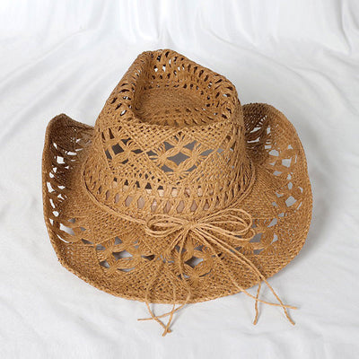 Hollow Out Straw Cowboy Hat