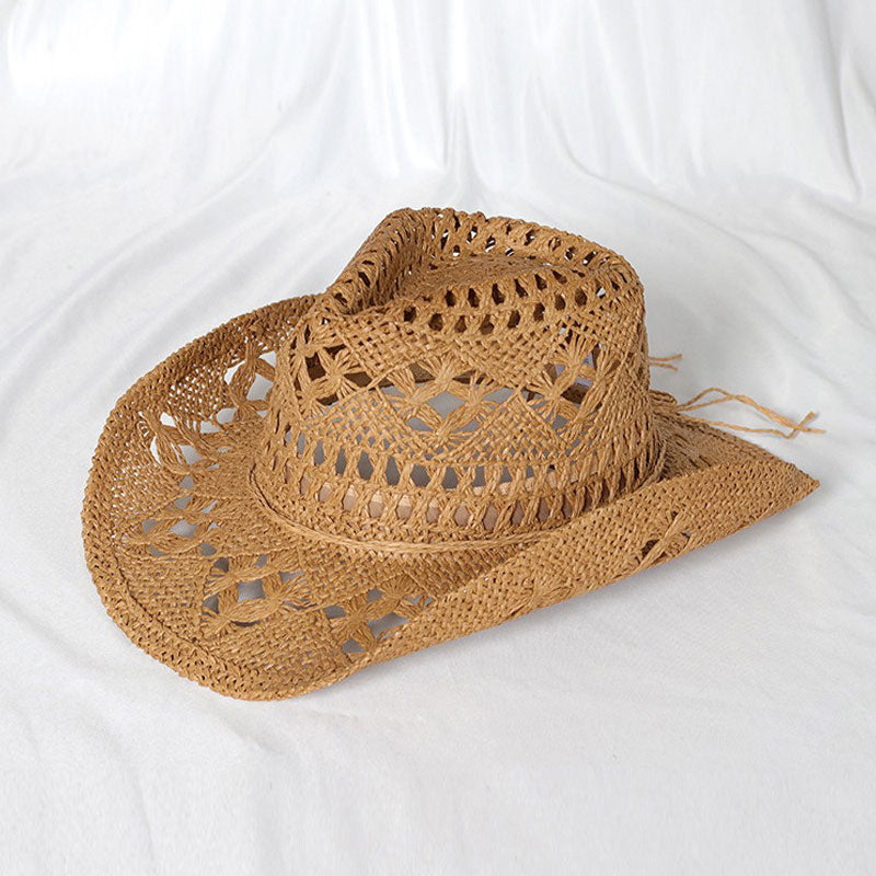 Hollow Out Straw Cowboy Hat