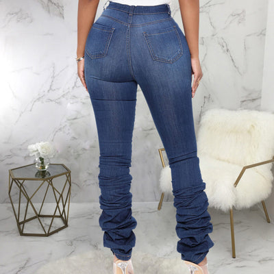 Denim High Waist Stacket Jeans