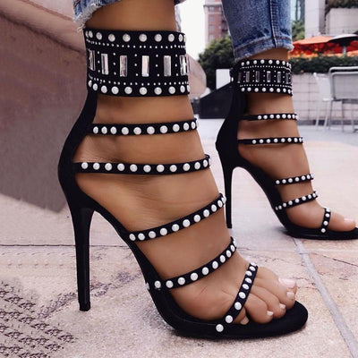 Hot Drilling Versatile Pointed High Heels - Shop Shiningbabe - Womens Fashion Online Shopping Offering Huge Discounts on Shoes - Heels, Sandals, Boots, Slippers; Clothing - Tops, Dresses, Jumpsuits, and More.