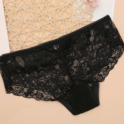 Floral Pattern Lace Panty