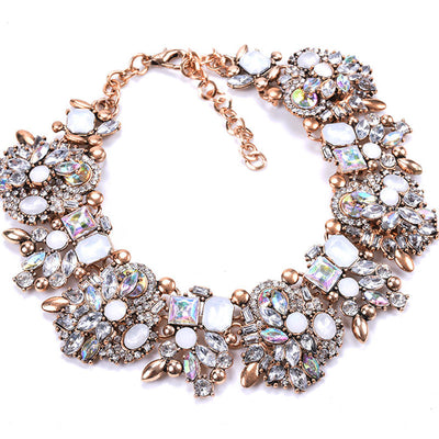 Rhinestone Studded Sparkly Necklace