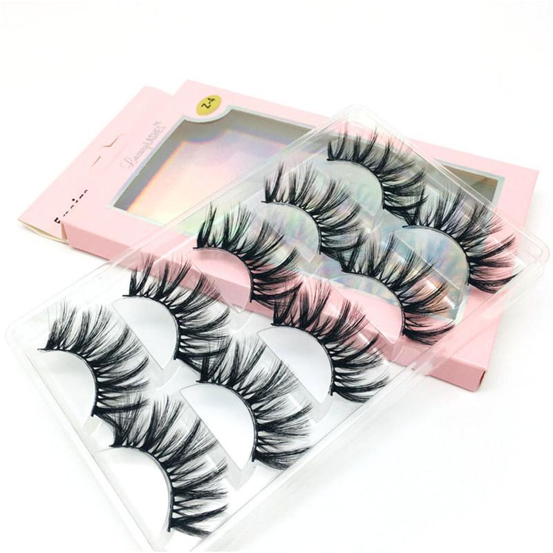 5 Pairs Faux Mink Layered False Eyelashes