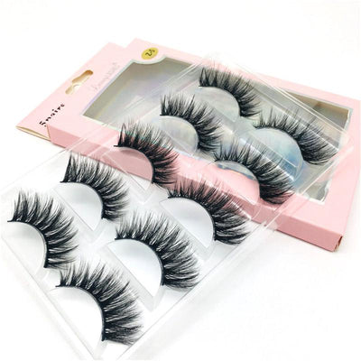 5 Pairs Faux Mink Layered False Eyelashes