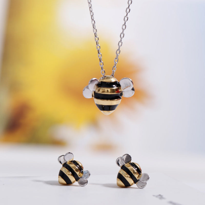 Fashion Bee Patten Clavicle Necklace Or Earrings