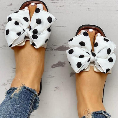 Bowknot Design Open Toe Sandals - Shop Shiningbabe - Womens Fashion Online Shopping Offering Huge Discounts on Shoes - Heels, Sandals, Boots, Slippers; Clothing - Tops, Dresses, Jumpsuits, and More.