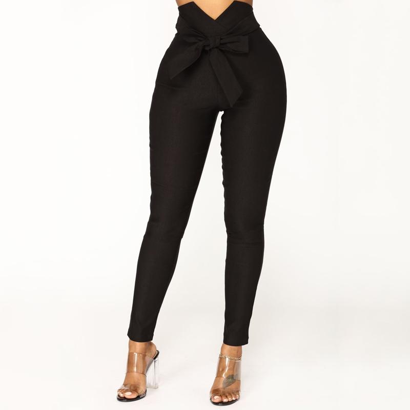 Sexy Bow Slim Elastic Pants - Shop Shiningbabe - Womens Fashion Online Shopping Offering Huge Discounts on Shoes - Heels, Sandals, Boots, Slippers; Clothing - Tops, Dresses, Jumpsuits, and More.