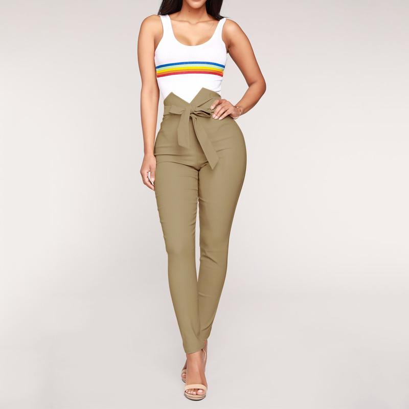 Sexy Bow Slim Elastic Pants - Shop Shiningbabe - Womens Fashion Online Shopping Offering Huge Discounts on Shoes - Heels, Sandals, Boots, Slippers; Clothing - Tops, Dresses, Jumpsuits, and More.