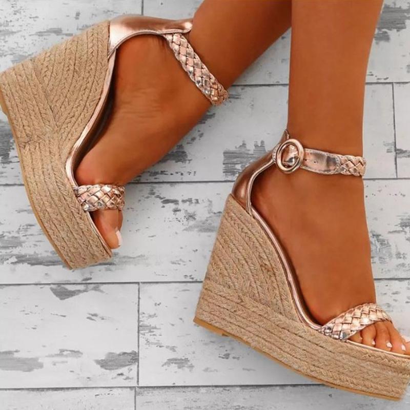 Women's Fashion Platform Straps Wedge Sandals - Shop Shiningbabe - Womens Fashion Online Shopping Offering Huge Discounts on Shoes - Heels, Sandals, Boots, Slippers; Clothing - Tops, Dresses, Jumpsuits, and More.