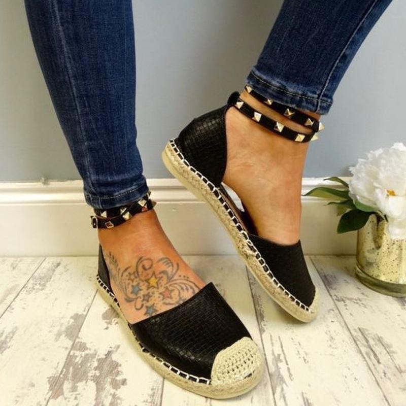 Rivet Strap Lace-up Shoes - Shop Shiningbabe - Womens Fashion Online Shopping Offering Huge Discounts on Shoes - Heels, Sandals, Boots, Slippers; Clothing - Tops, Dresses, Jumpsuits, and More.