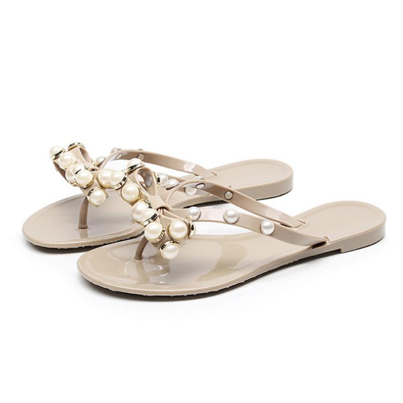 Women's Fashion Bow Pearl Slippers - Shop Shiningbabe - Womens Fashion Online Shopping Offering Huge Discounts on Shoes - Heels, Sandals, Boots, Slippers; Clothing - Tops, Dresses, Jumpsuits, and More.