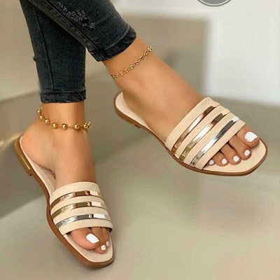 Shiny Peep Toe Antiskid Sandals