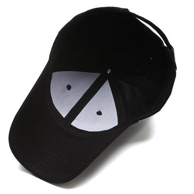 Rhinestone Letter Pattern UV Protection Peaked Cap