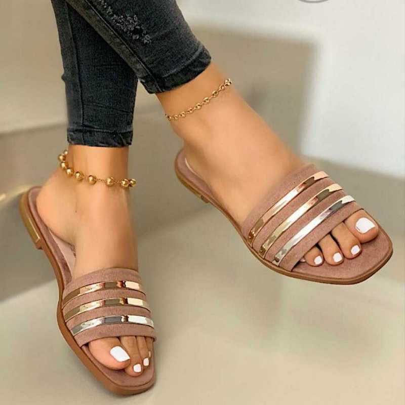 Shiny Peep Toe Antiskid Sandals