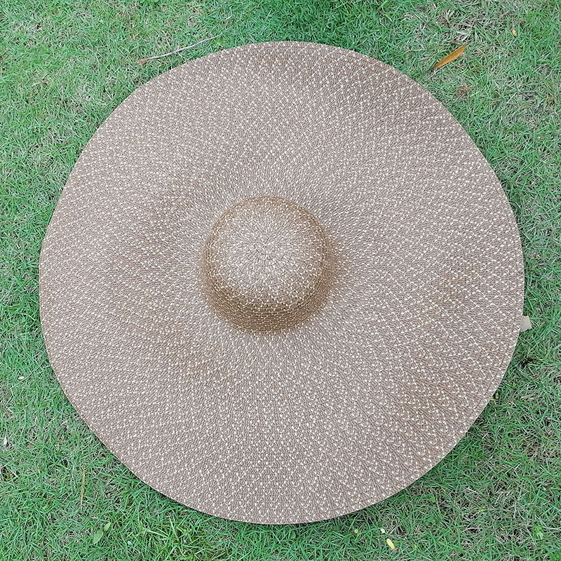 Wide Brim Oversized Beach Hats UV Protection Straw Hat