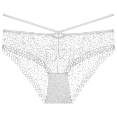 Solid Bandage Lace Panty