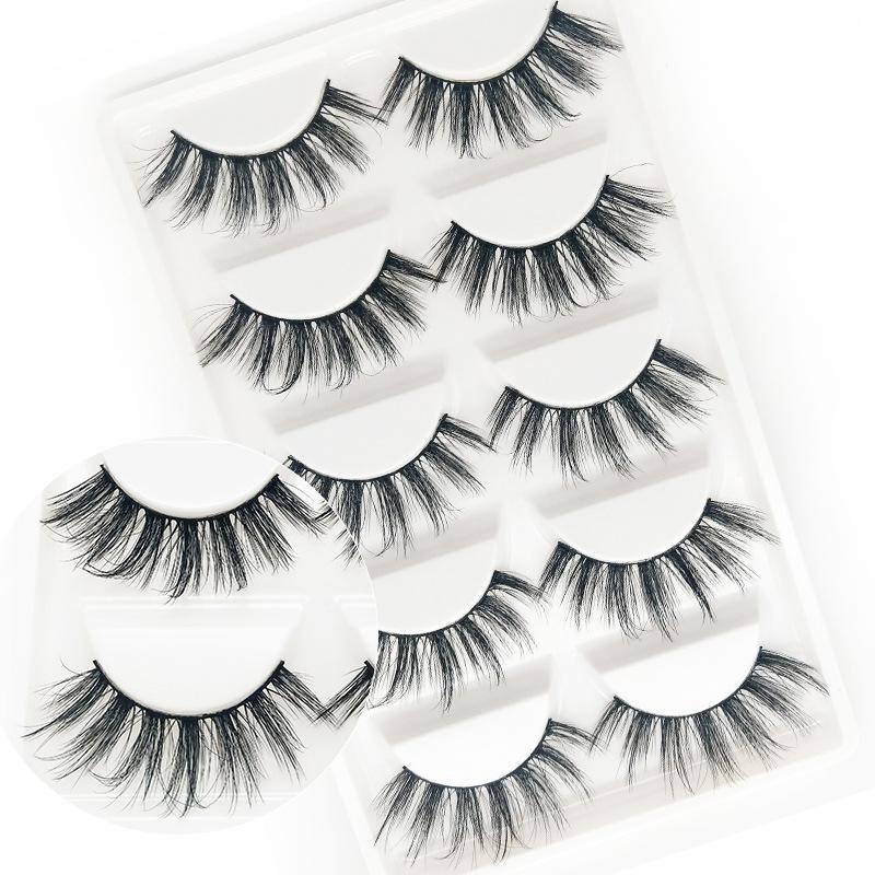 5 Pairs 3D Faux Mink False Eyelashes