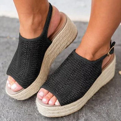 Retro Platform Wedges Summer Sandals - Shop Shiningbabe - Womens Fashion Online Shopping Offering Huge Discounts on Shoes - Heels, Sandals, Boots, Slippers; Clothing - Tops, Dresses, Jumpsuits, and More.