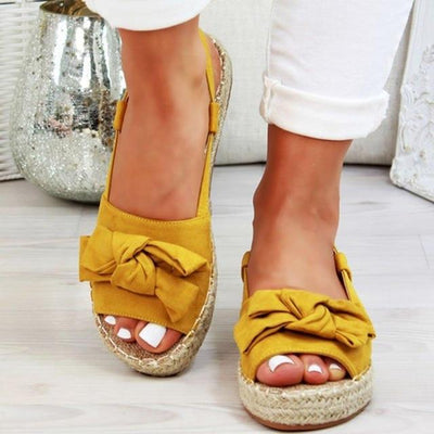 Women's Summer Casual Bow Tie Buckle Strap Flat Sandals - Shop Shiningbabe - Womens Fashion Online Shopping Offering Huge Discounts on Shoes - Heels, Sandals, Boots, Slippers; Clothing - Tops, Dresses, Jumpsuits, and More.